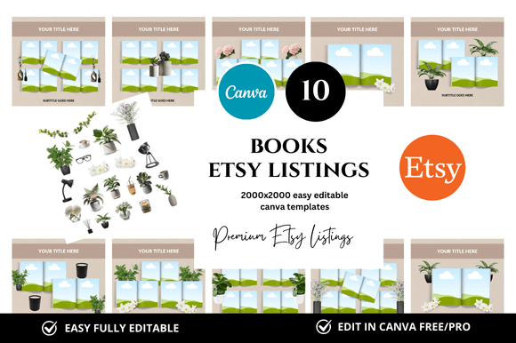 Elevate Your Etsy Shop with Premium Canva Mockups