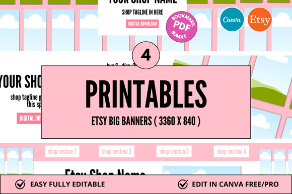 Elevate Your Etsy Shop with Professional Canva Mockups