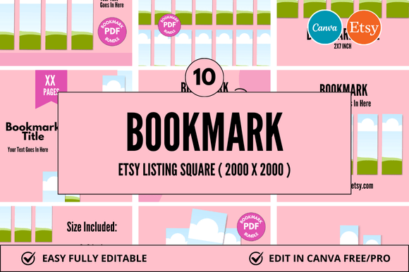 Elevate Your Etsy Shop with Professional Square Canva Mockups