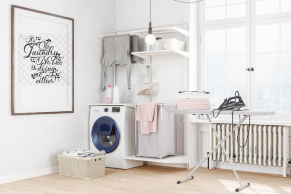 Embracing the Humor: It's Ok Laundry No One is Doing Me in Modern Design