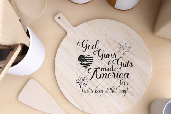 God Guns Guts Made America Free: A Design Asset for Bold Branding