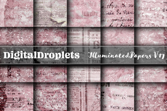 Illuminated Papers Vol. 17: Vintage Texture for Modern Design