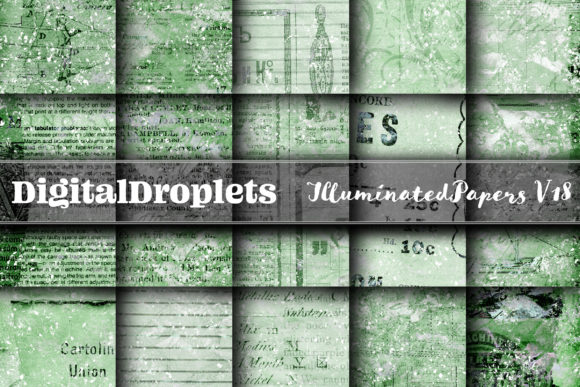 Illuminated Papers Vol. 18: Vintage Texture for Modern Design