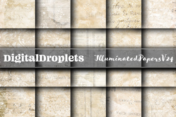 Illuminated Papers Vol. 24 | Vintage & Glitter Design Collection