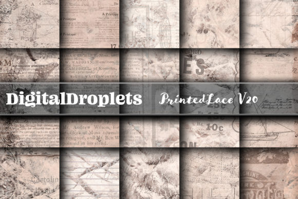 Printed Lace Vol. 20: Vintage Paper Textures for Design