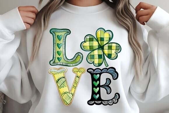 St Patrick's Love Designs: Versatile Graphics for Creative Projects