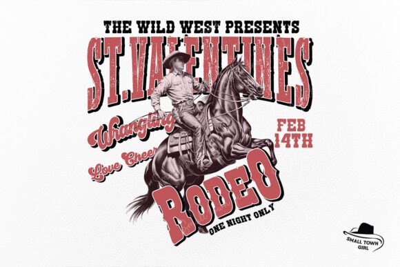 St Valentine's Wild West Rodeo Cowboy: A Design Asset Deep Dive
