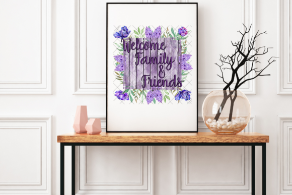 Welcome Family & Friends: Sublimation Designs for Crafters
